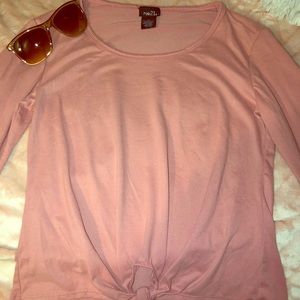 RUE 21 pink 3/4 sleeve top ‼️